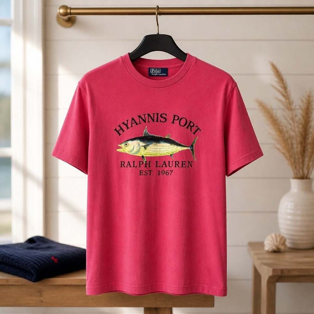 Polo by Ralph Lauren Hyannis Port Fish Graphic T-Shirt Size S (8/10)
